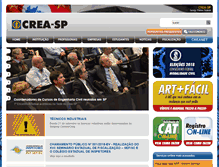 Tablet Screenshot of creasp.org.br